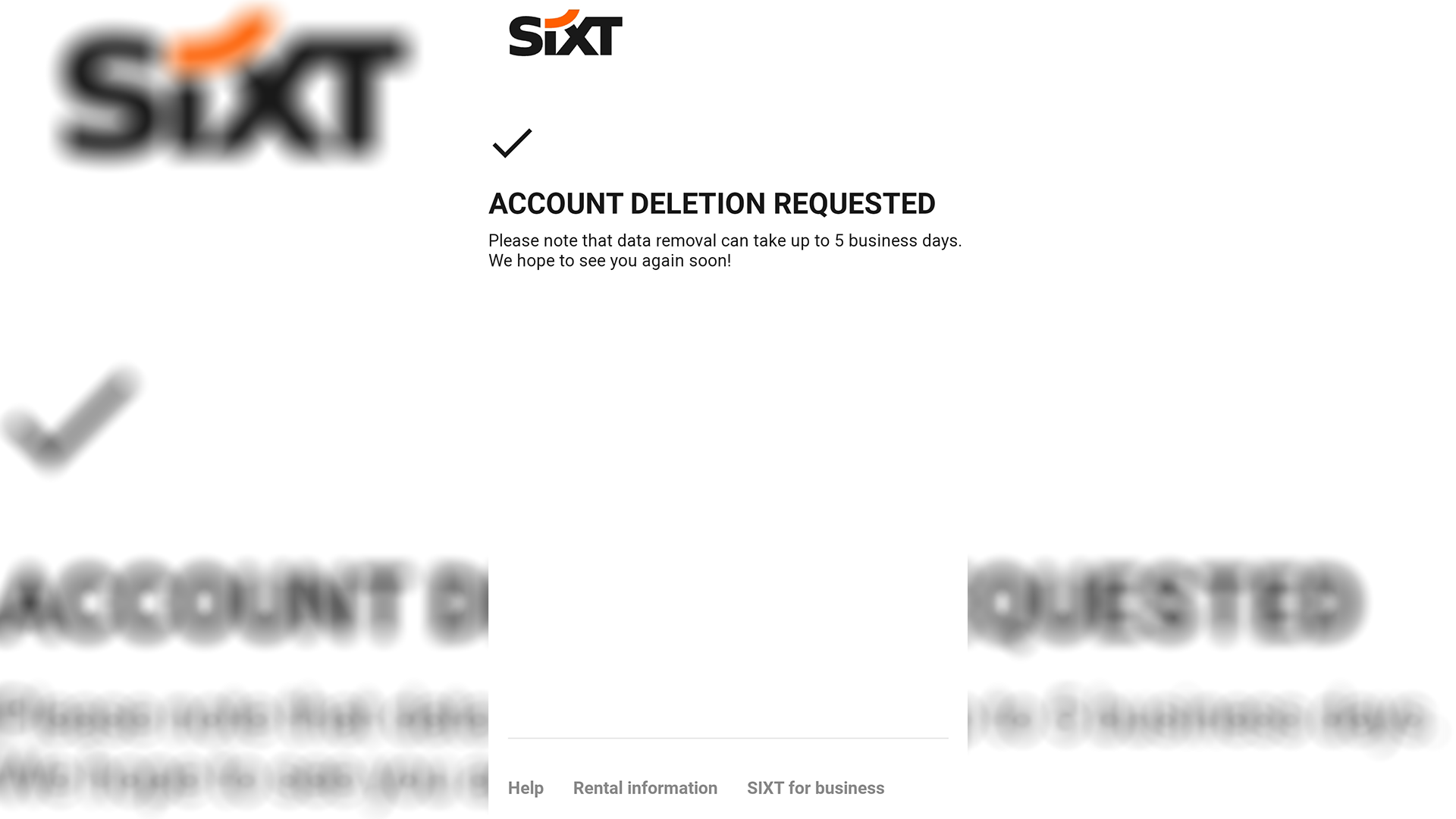Sixt Account löschen Anleitung CHIP